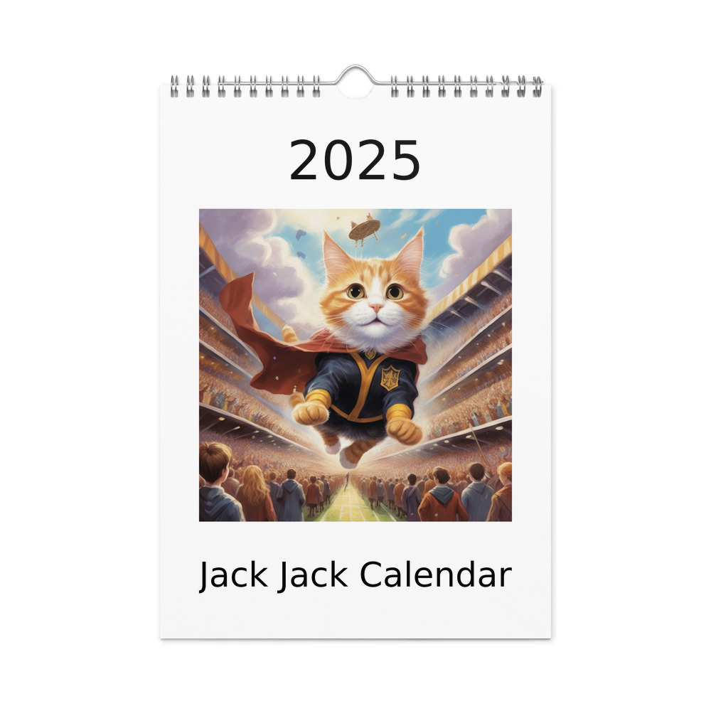 PugMug Custom Jack Jack Wall Calendar (2026)