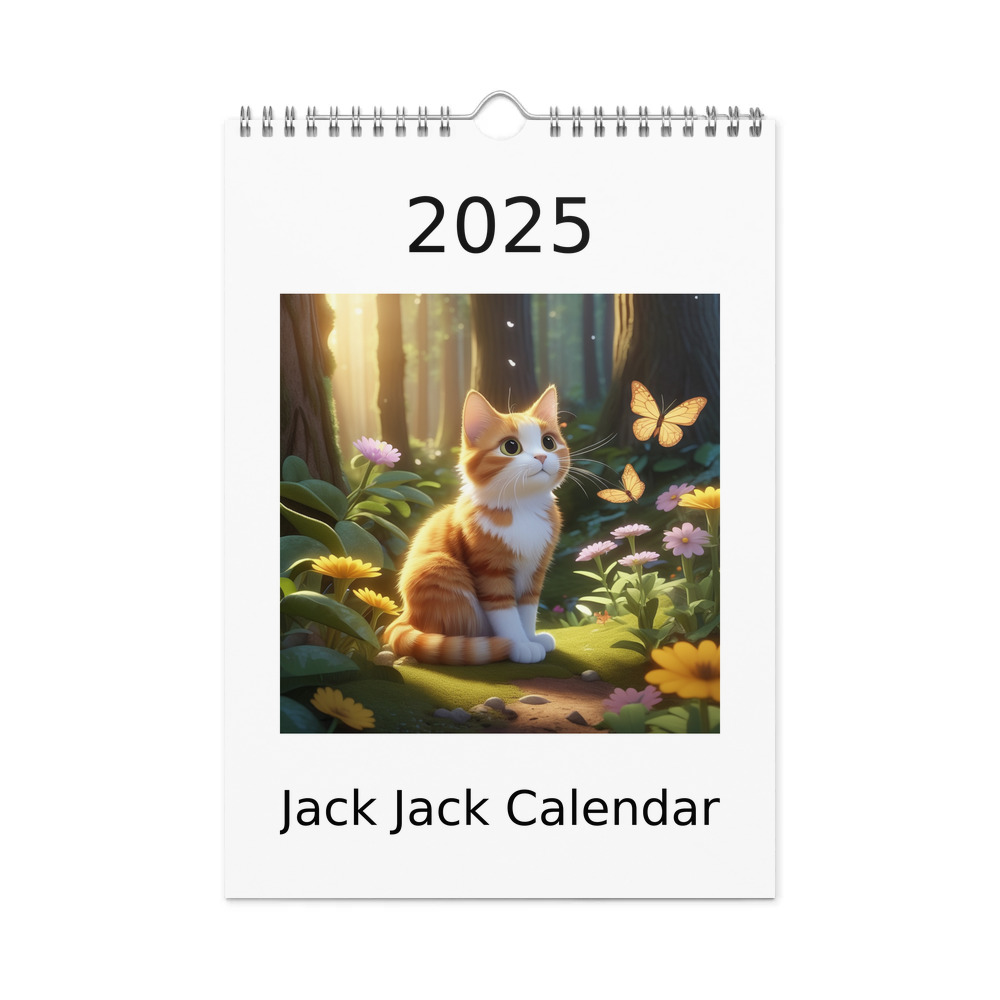 PugMug Custom Jack Jack Wall Calendar (2026)