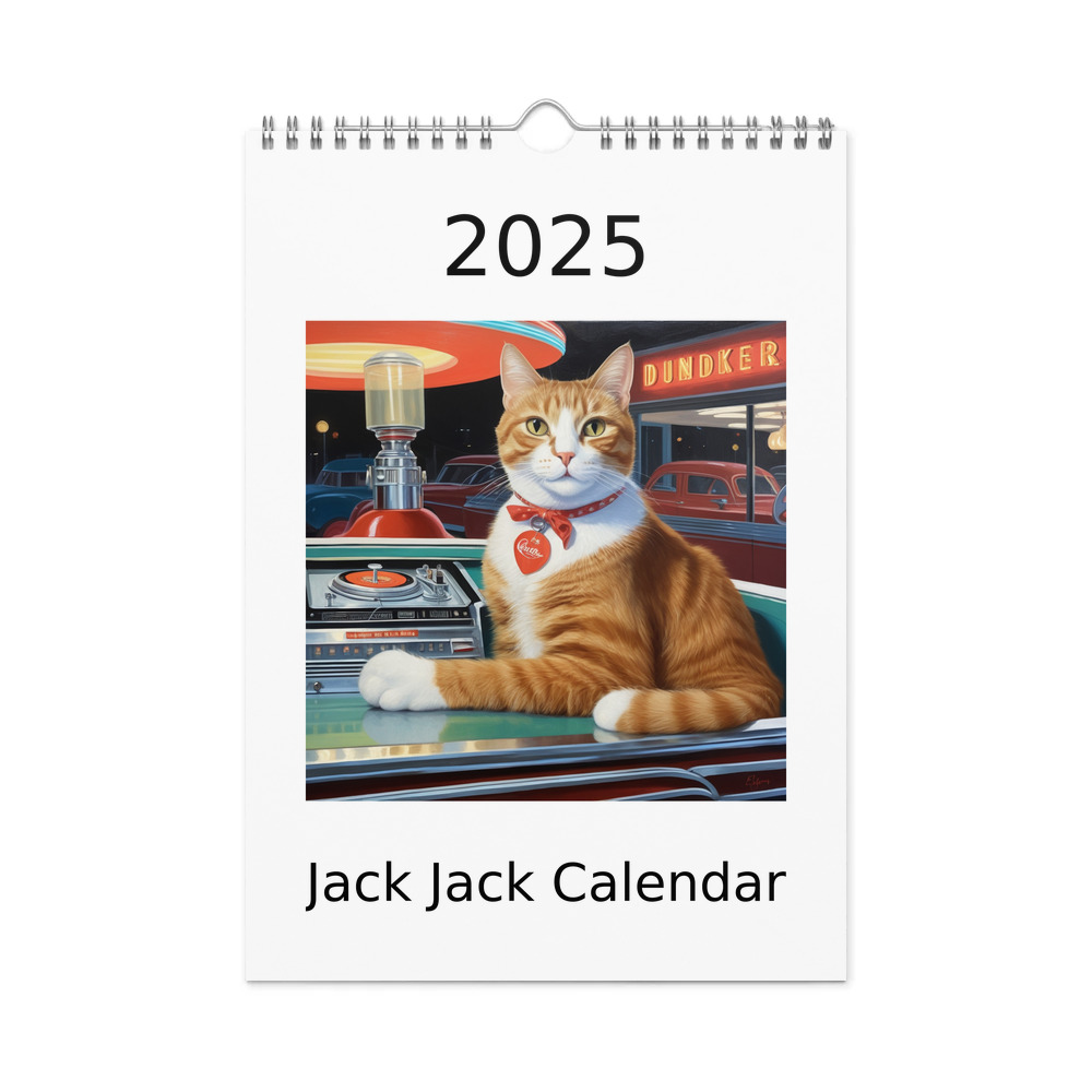 PugMug Custom Jack Jack Wall Calendar (2026)
