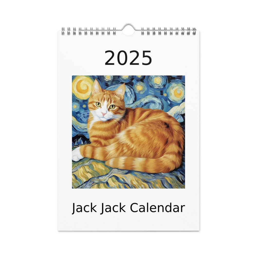 PugMug Custom Jack Jack Wall Calendar (2026)