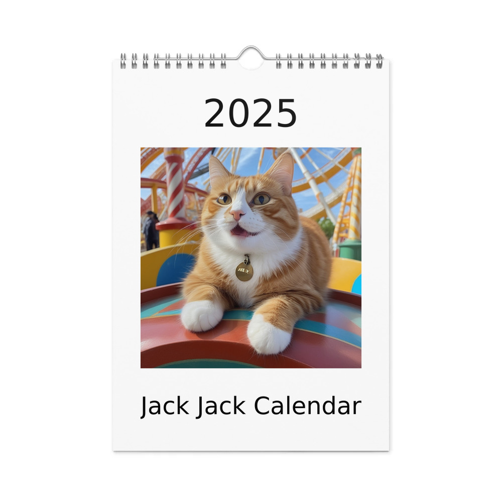 PugMug Custom Jack Jack Wall Calendar (2026)