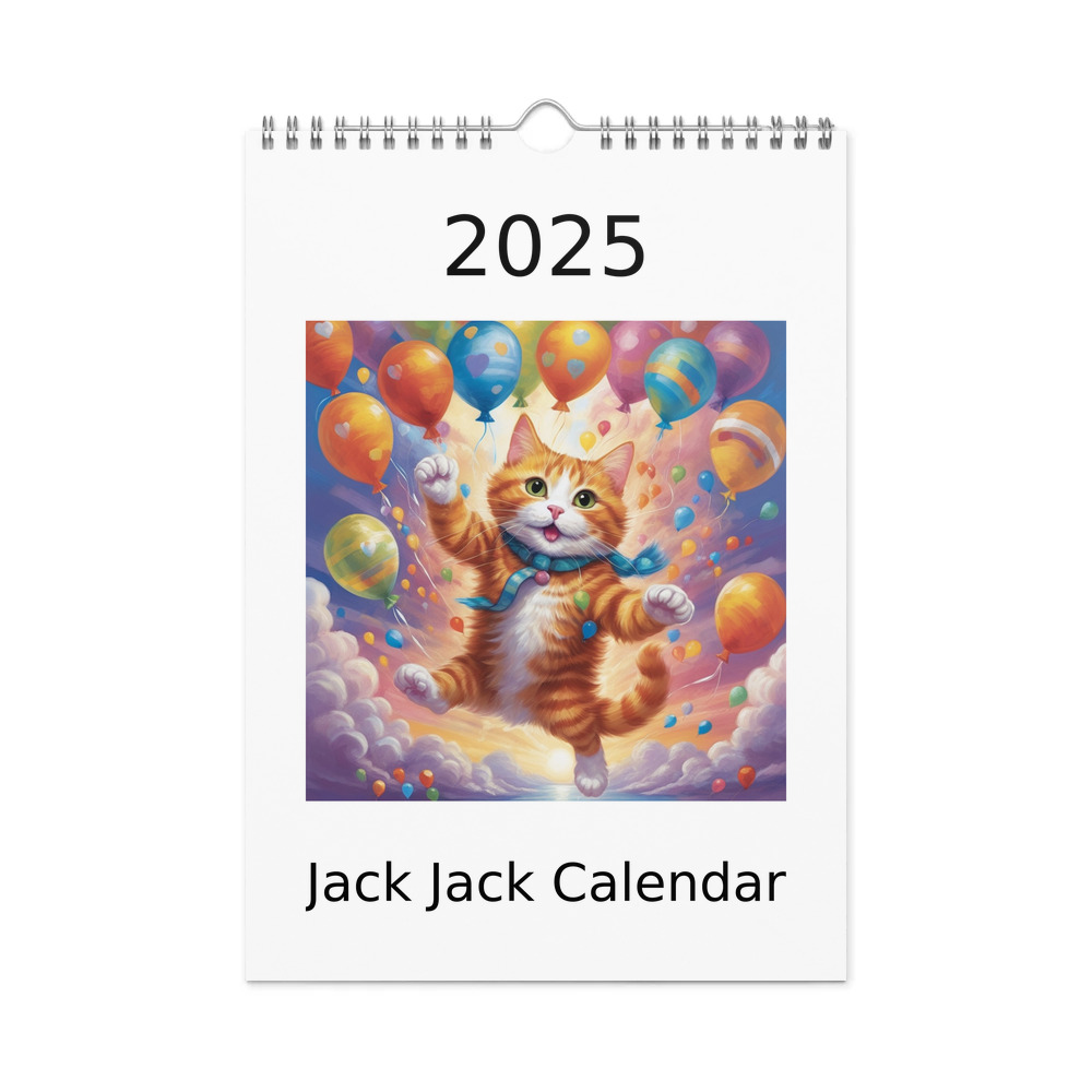 PugMug Custom Jack Jack Wall Calendar (2026)