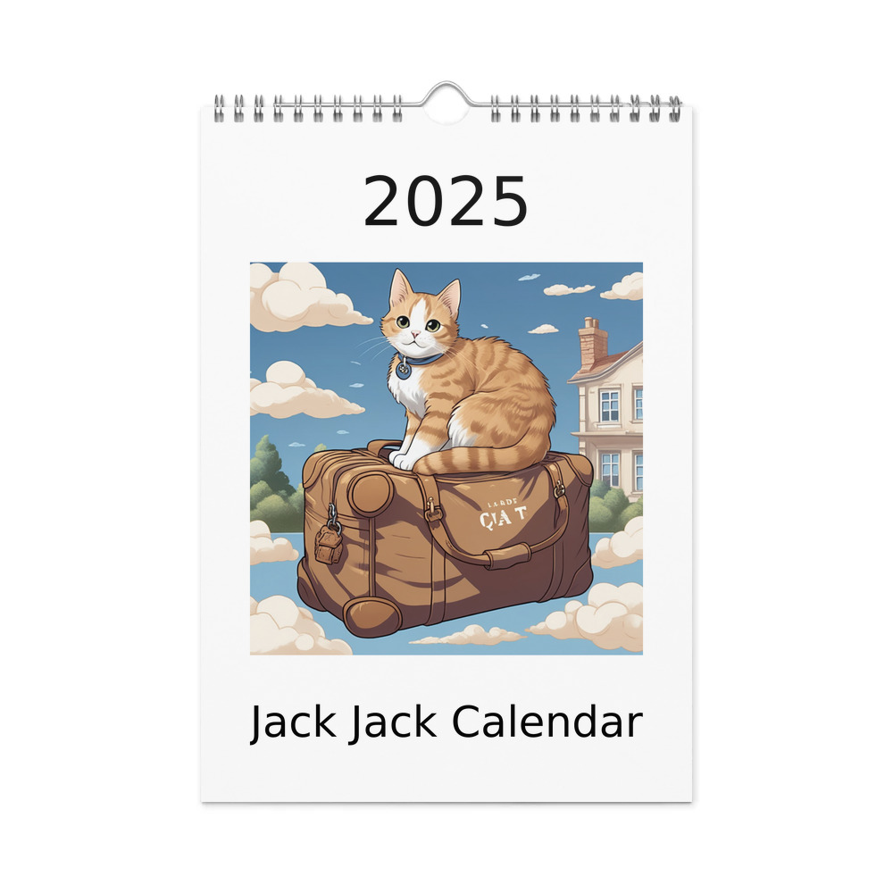 PugMug Custom Jack Jack Wall Calendar (2026)