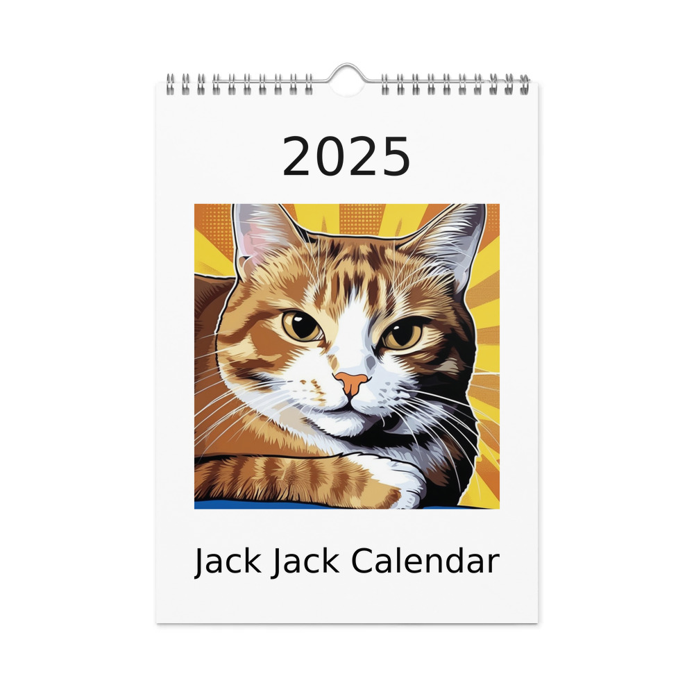 PugMug Custom Jack Jack Wall Calendar (2026)
