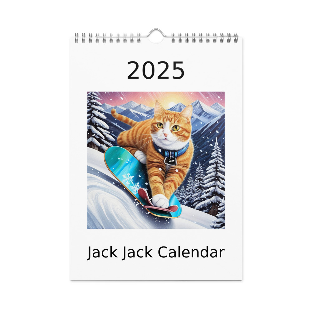 PugMug Custom Jack Jack Wall Calendar (2026)