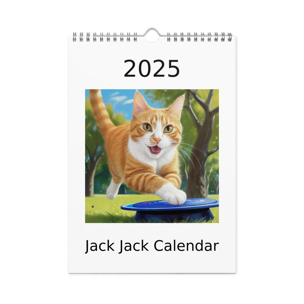 PugMug Custom Jack Jack Wall Calendar (2026)