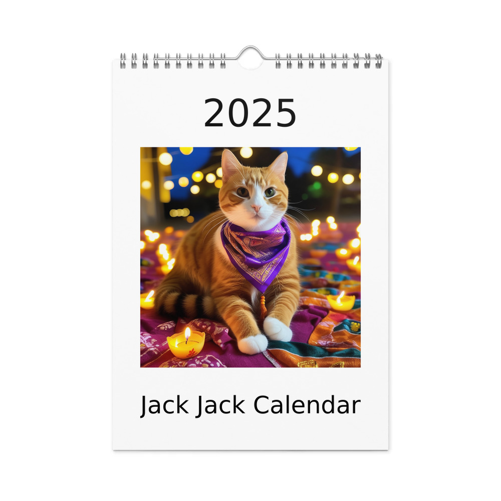 PugMug Custom Jack Jack Wall Calendar (2026)