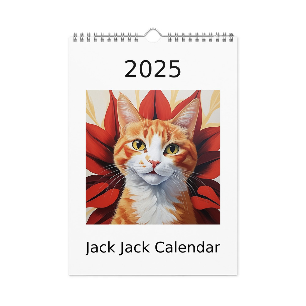 PugMug Custom Jack Jack Wall Calendar (2026)