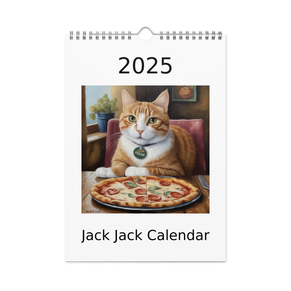 PugMug Custom Jack Jack Wall Calendar (2026)