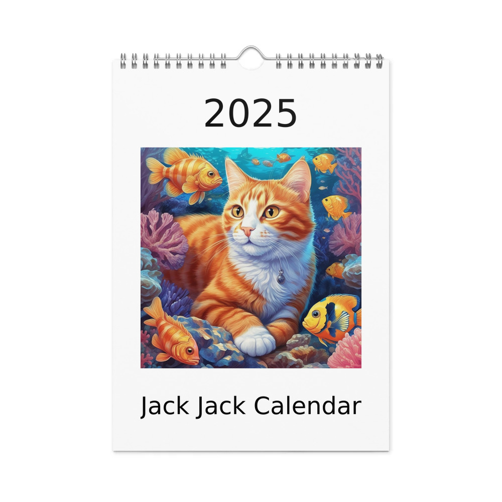 PugMug Custom Jack Jack Wall Calendar (2026)