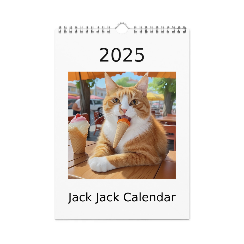PugMug Custom Jack Jack Wall Calendar (2026)