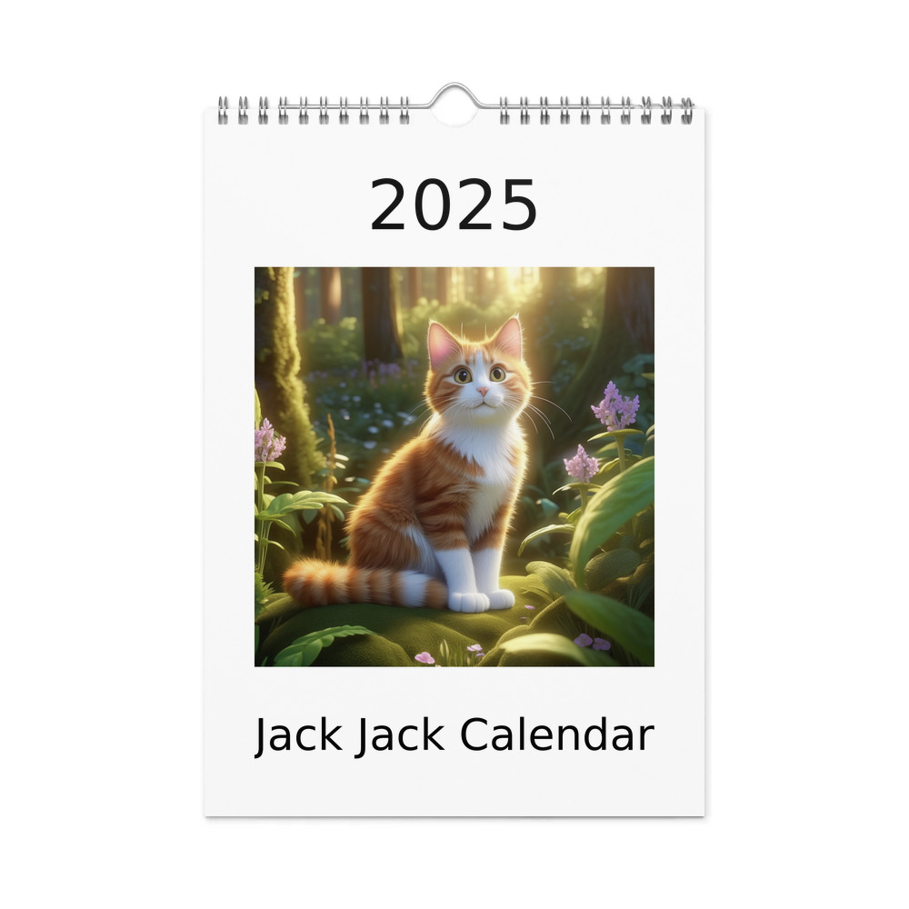 PugMug Custom Jack Jack Wall Calendar (2026)
