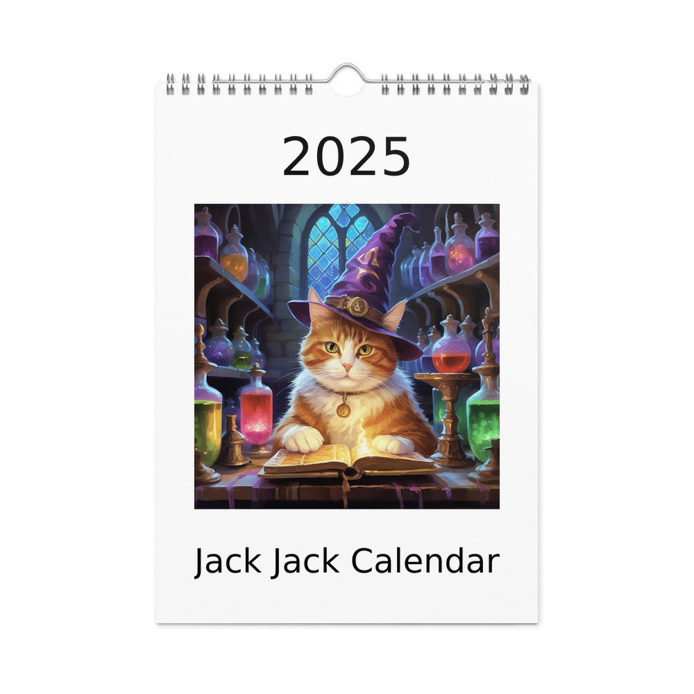PugMug Custom Jack Jack Wall Calendar (2026)