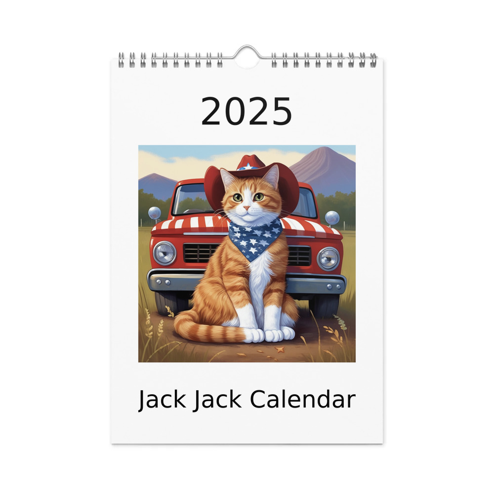 PugMug Custom Jack Jack Wall Calendar (2026)