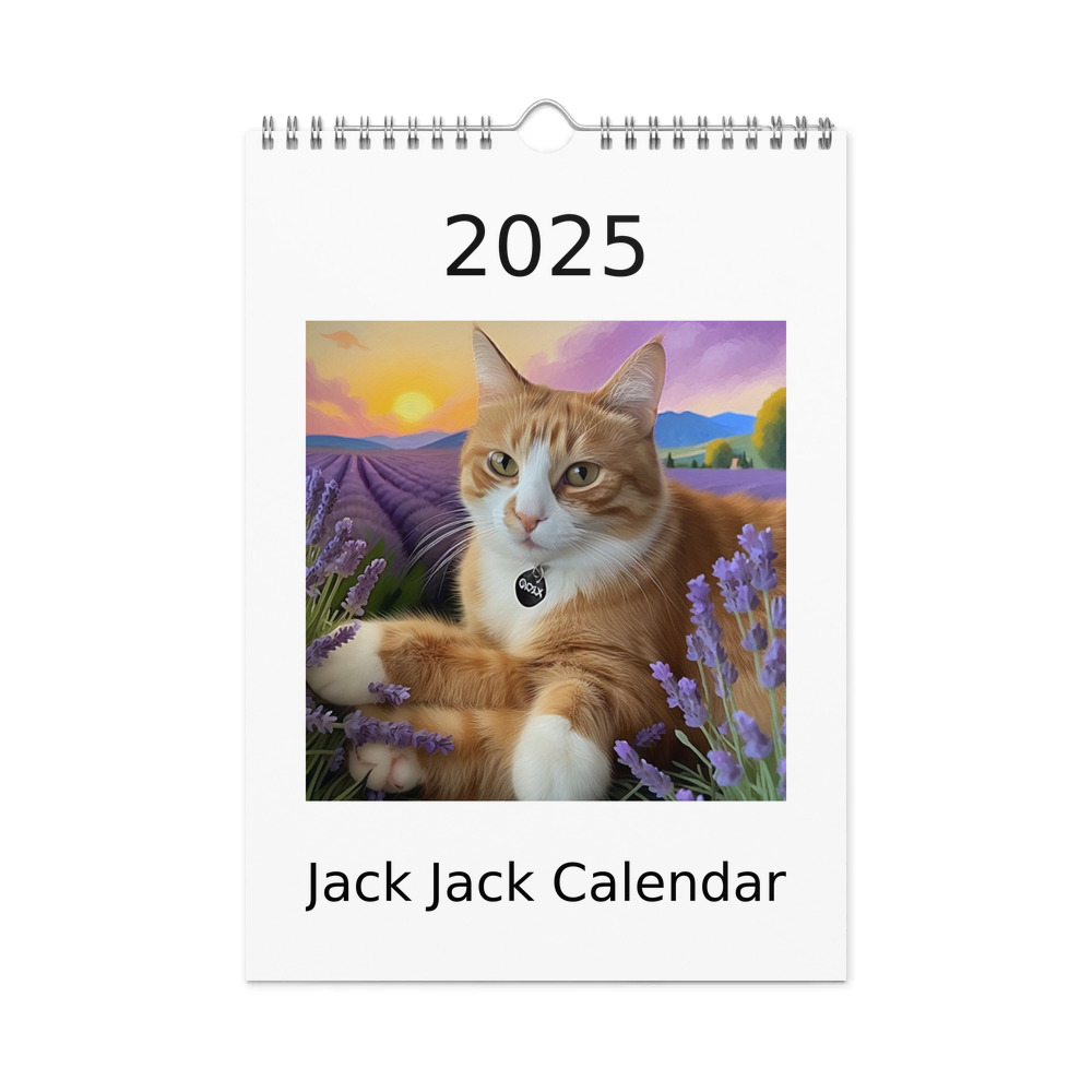 PugMug Custom Jack Jack Wall Calendar (2026)