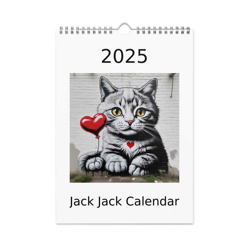 PugMug Custom Jack Jack Wall Calendar (2026)