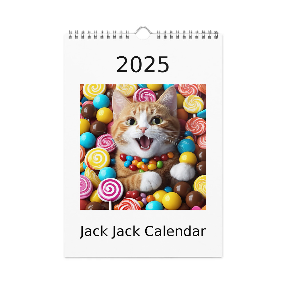 PugMug Custom Jack Jack Wall Calendar (2026)