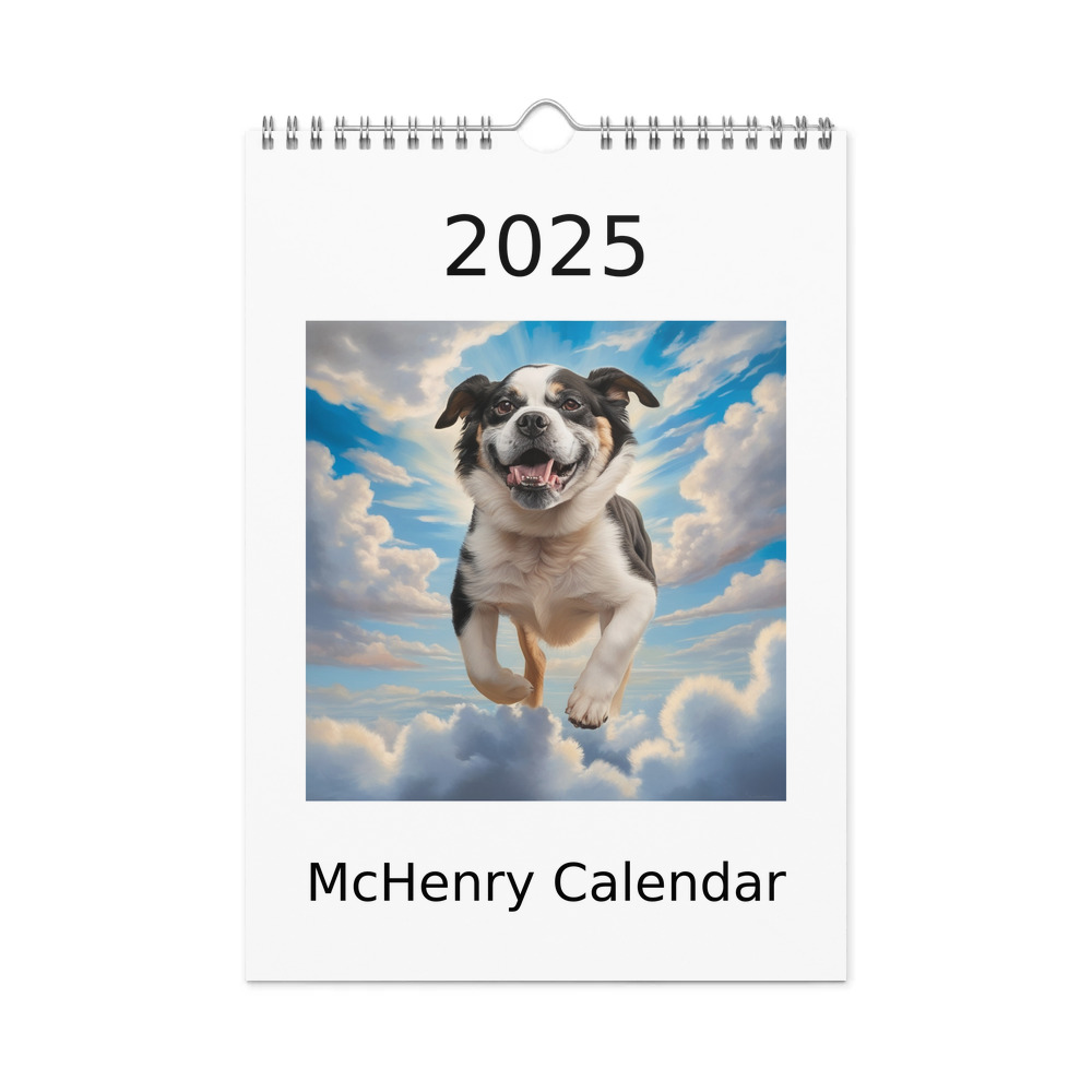 PugMug Custom McHenry Wall Calendar (2026)