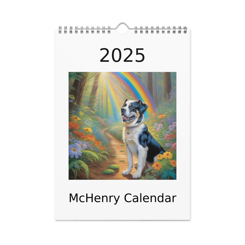 PugMug Custom McHenry Wall Calendar (2026)