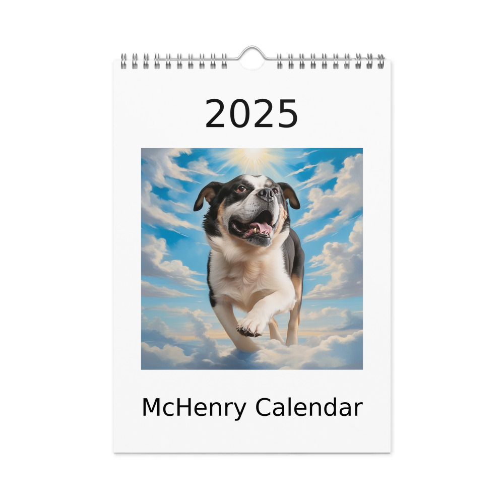 PugMug Custom McHenry Wall Calendar (2026)