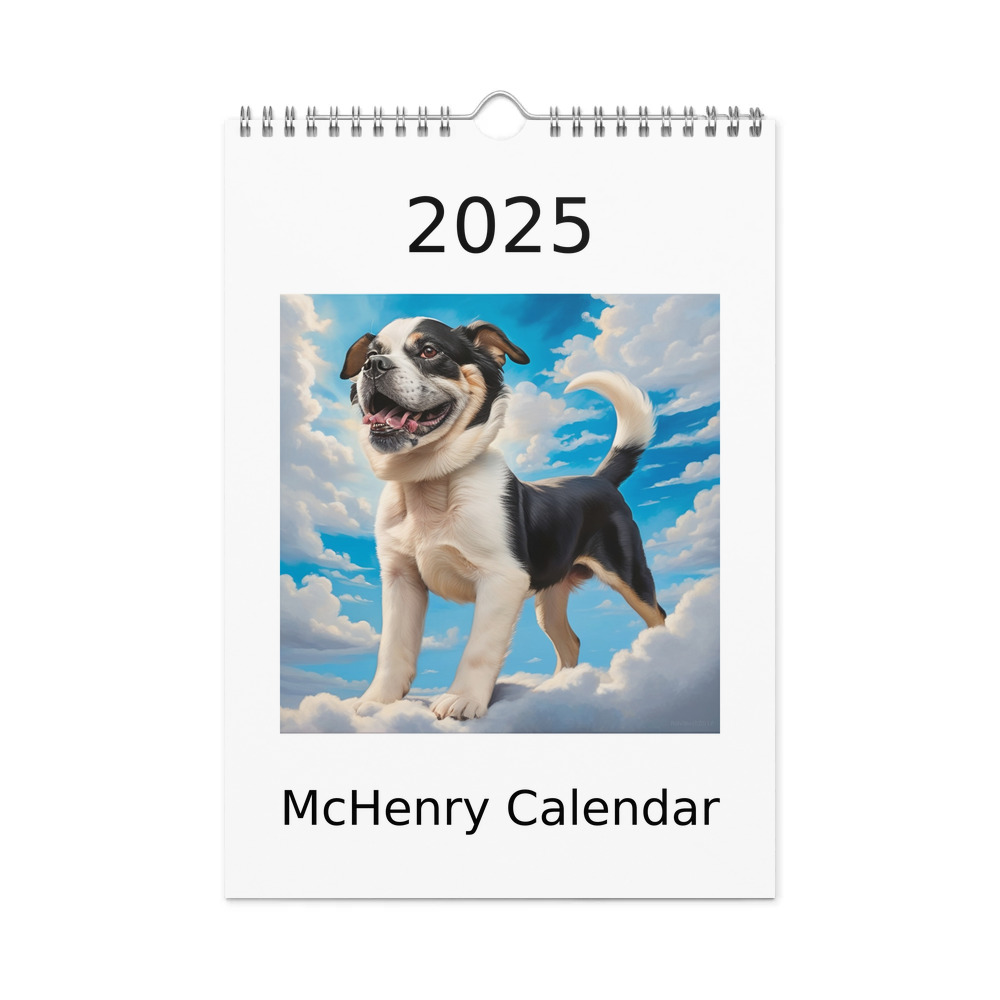 PugMug Custom McHenry Wall Calendar (2026)