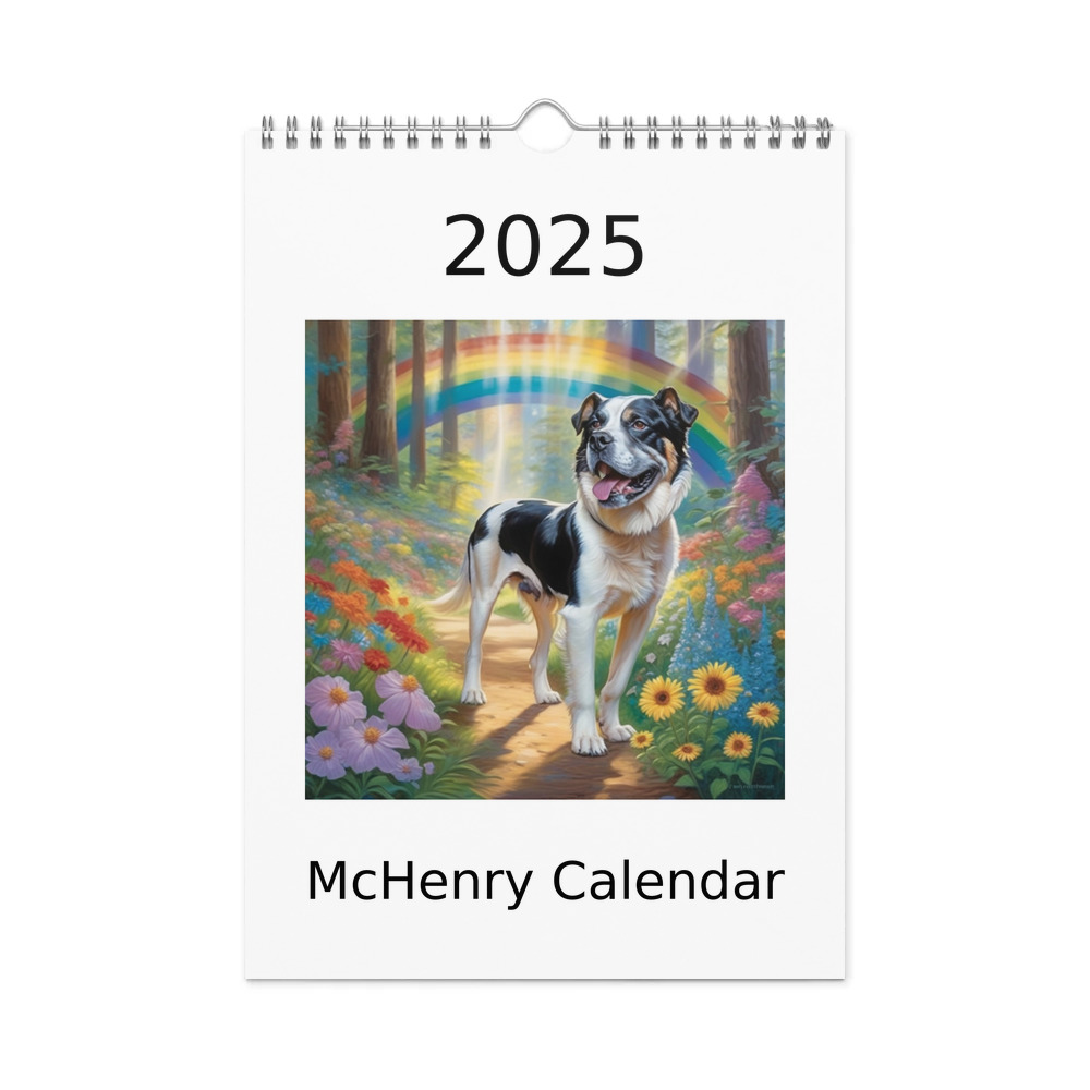 PugMug Custom McHenry Wall Calendar (2026)