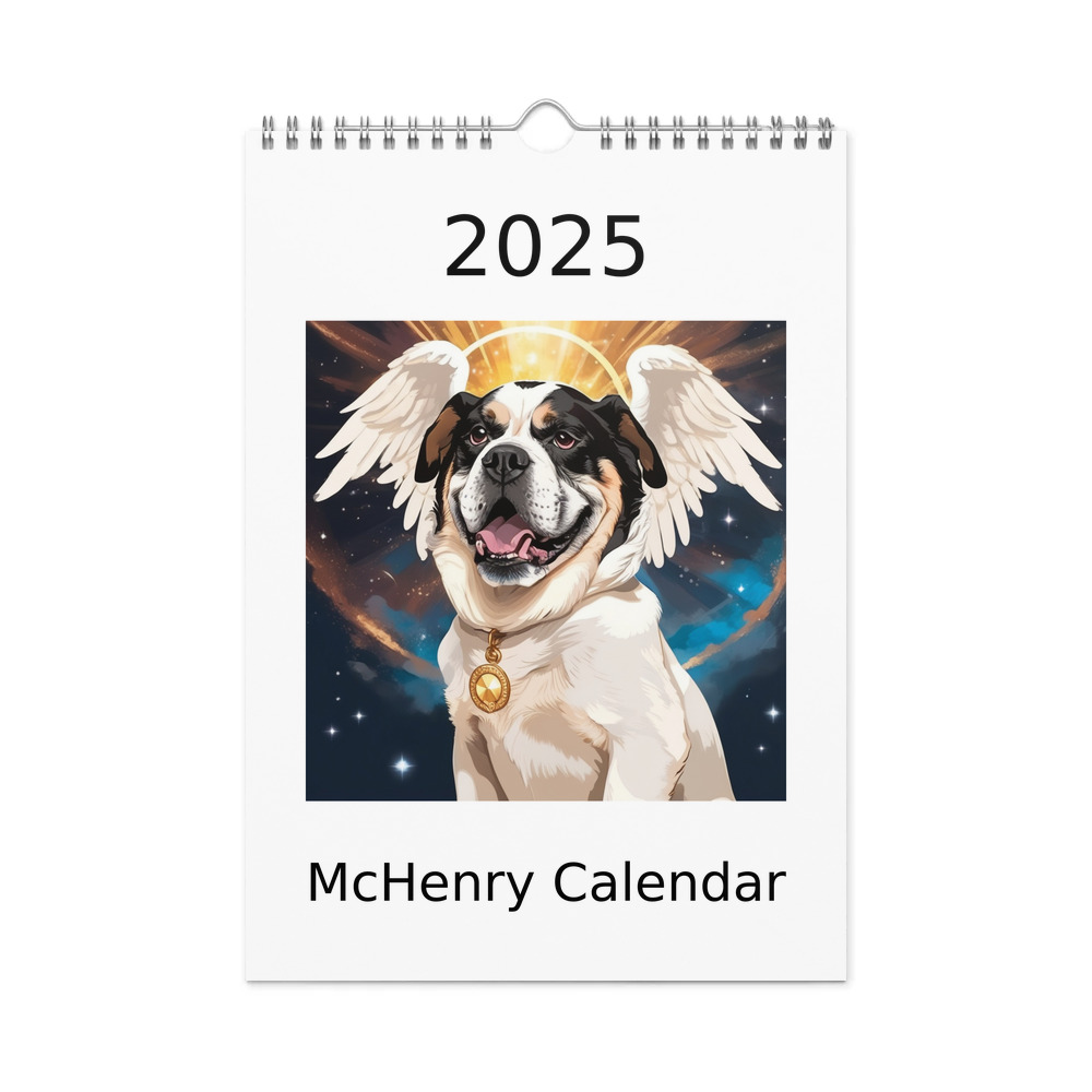 PugMug Custom McHenry Wall Calendar (2026)