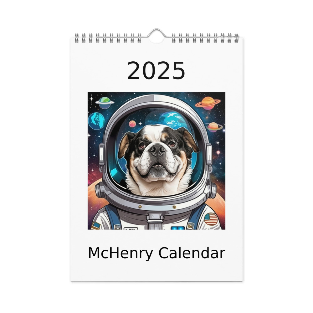 PugMug Custom McHenry Wall Calendar (2026)