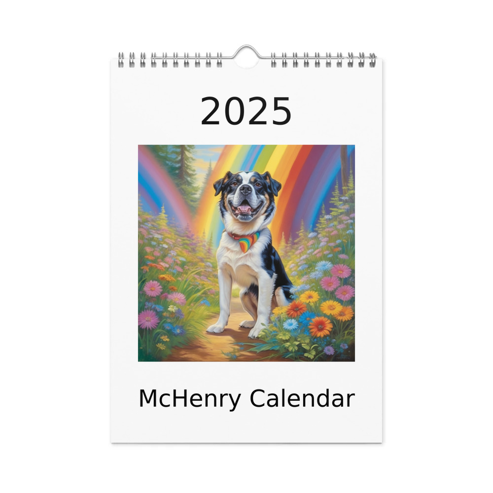 PugMug Custom McHenry Wall Calendar (2026)