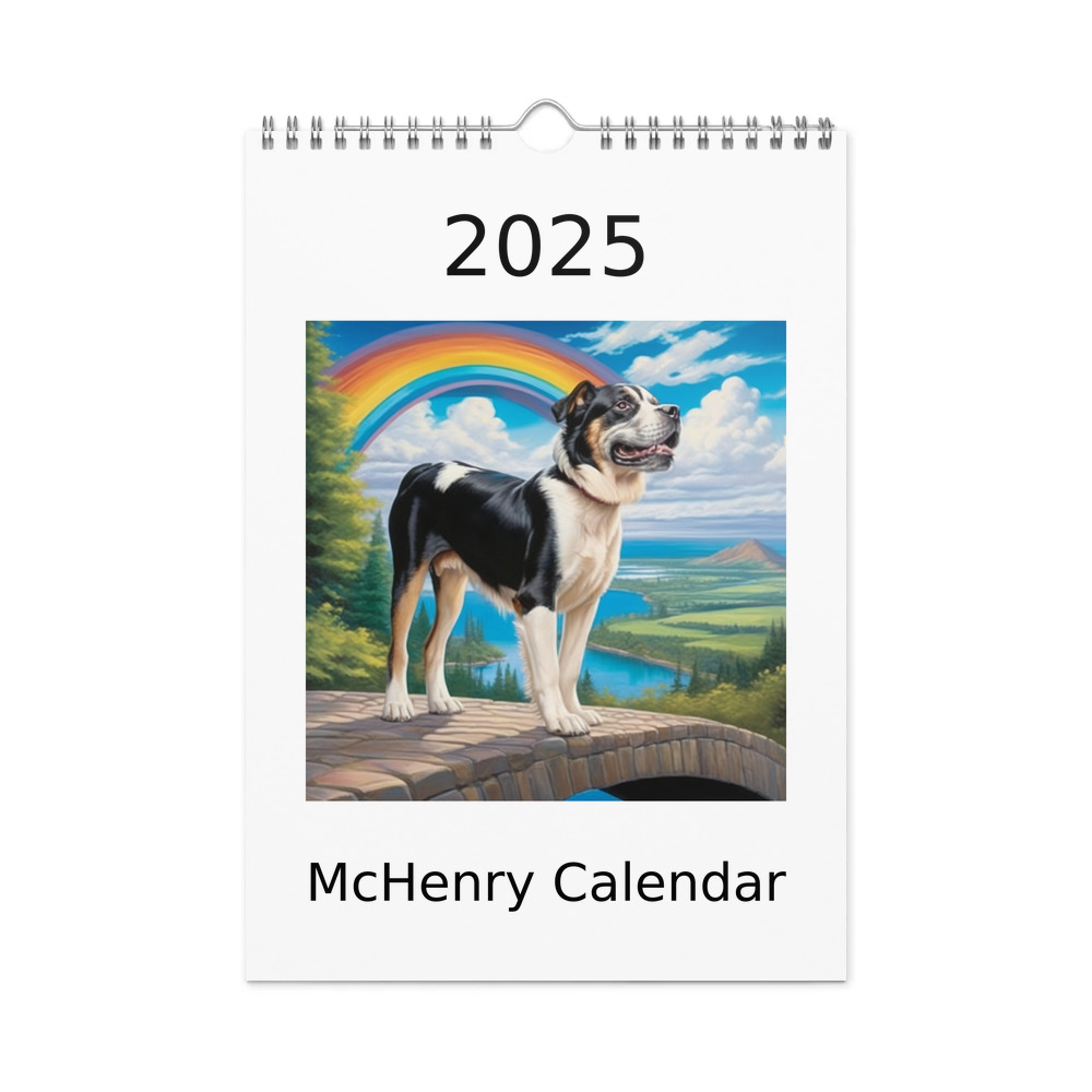 PugMug Custom McHenry Wall Calendar (2026)