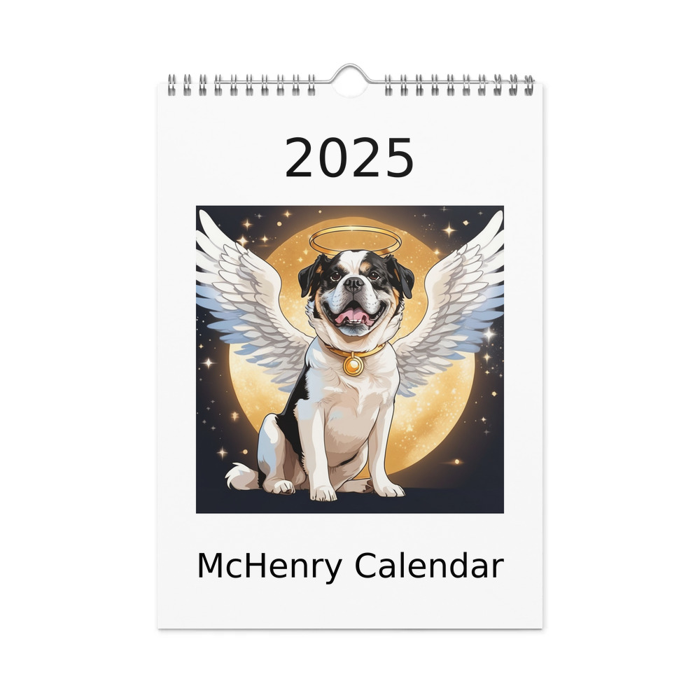 PugMug Custom McHenry Wall Calendar (2026)