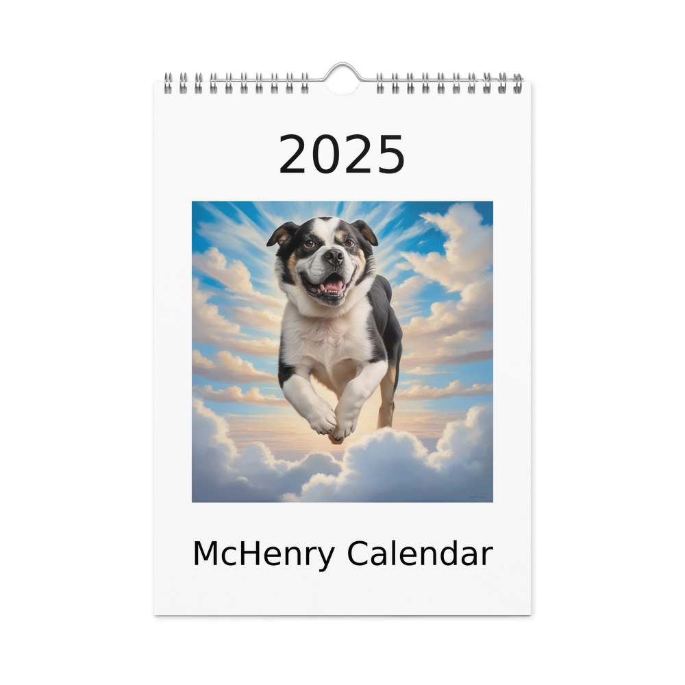 PugMug Custom McHenry Wall Calendar (2026)