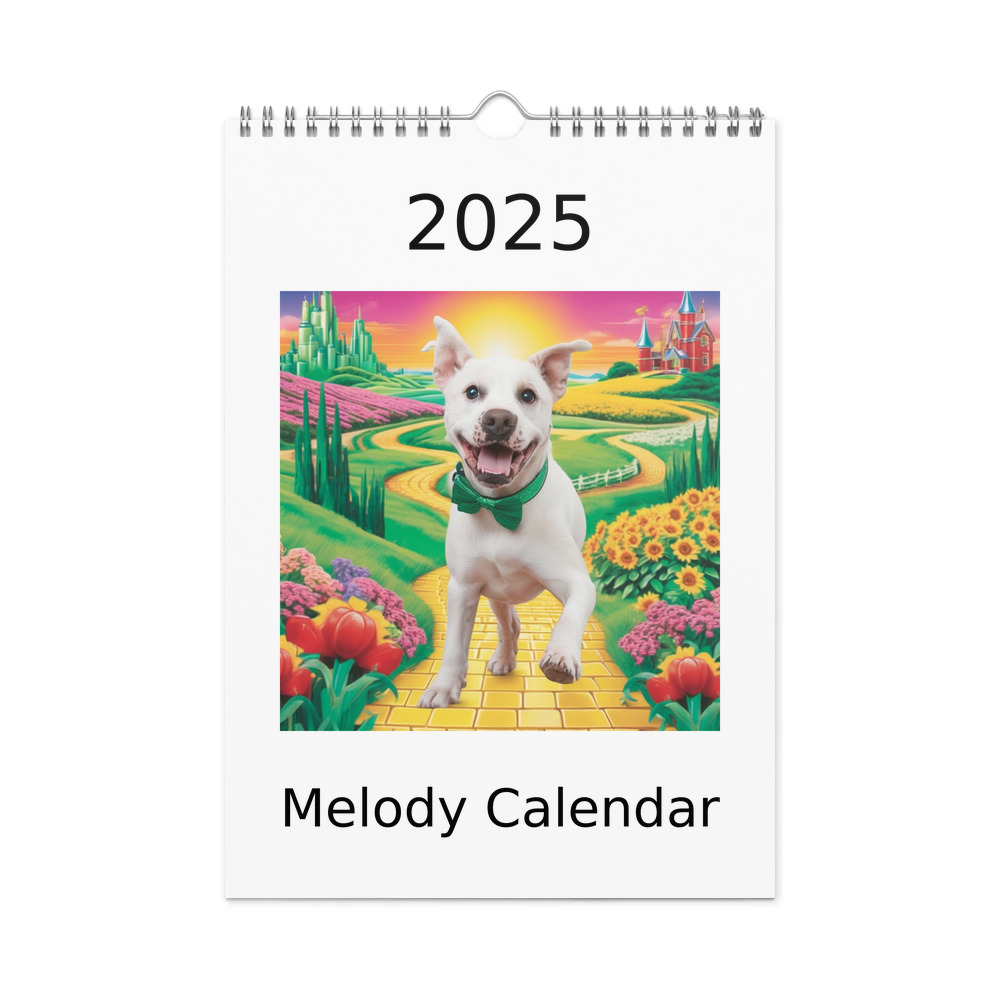 PugMug Custom Melody Wall Calendar (2026)