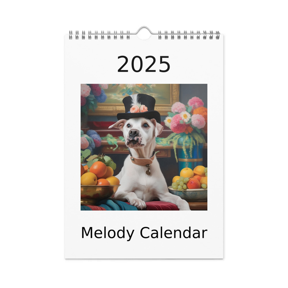 PugMug Custom Melody Wall Calendar (2026)