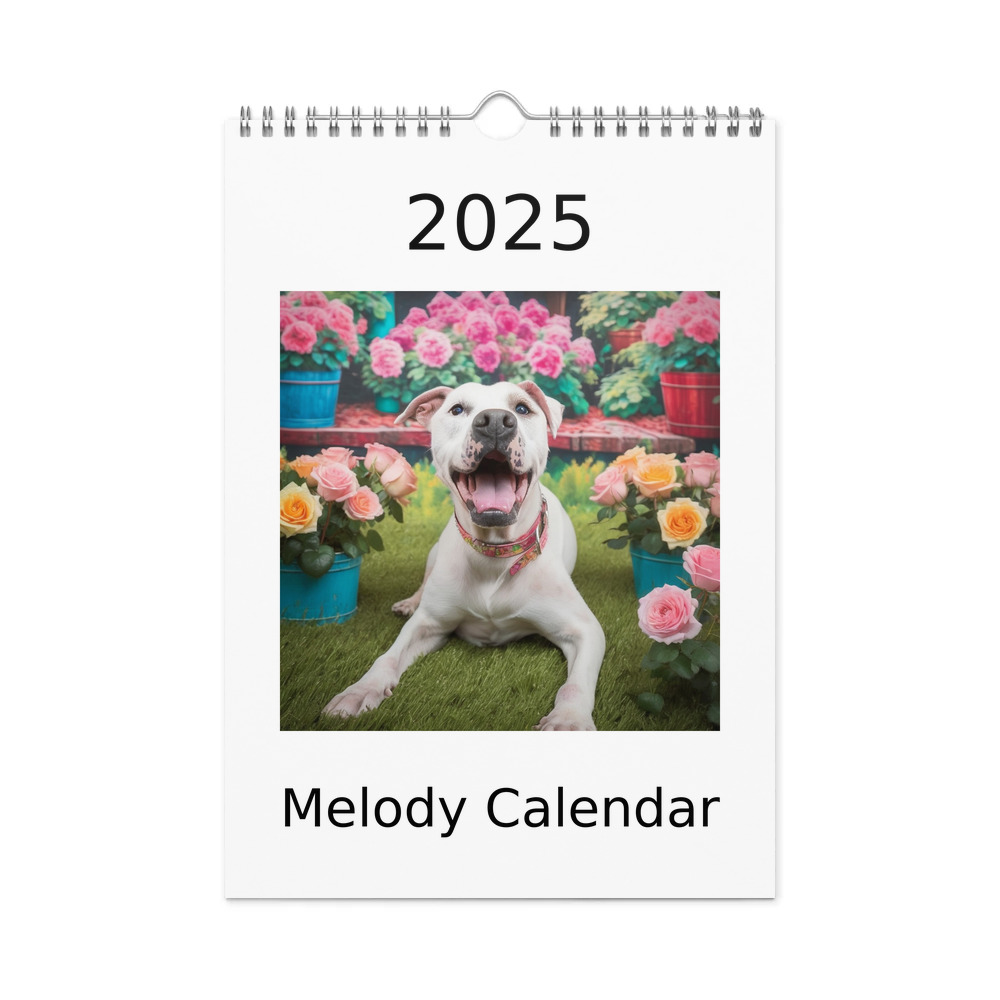 PugMug Custom Melody Wall Calendar (2026)