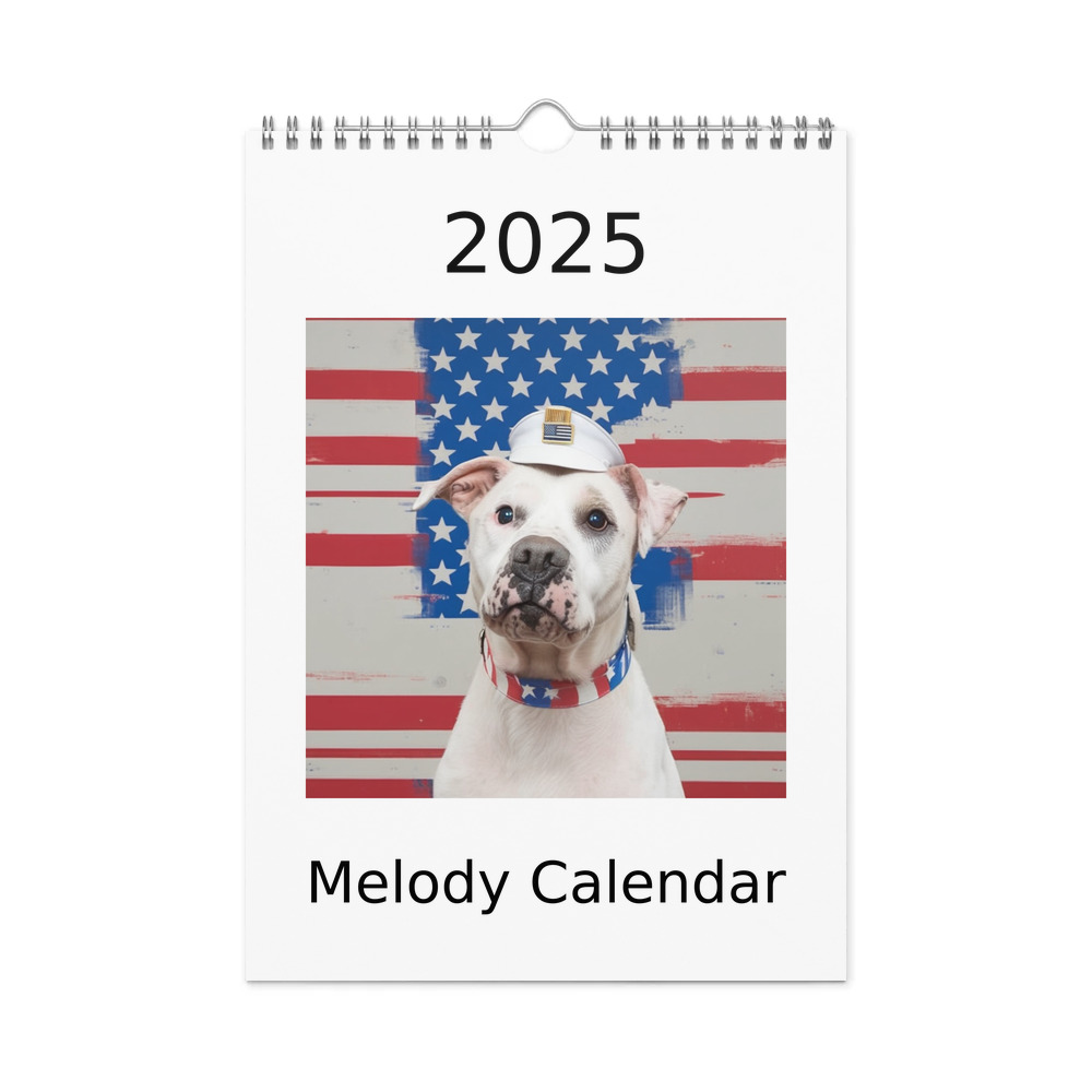 PugMug Custom Melody Wall Calendar (2026)