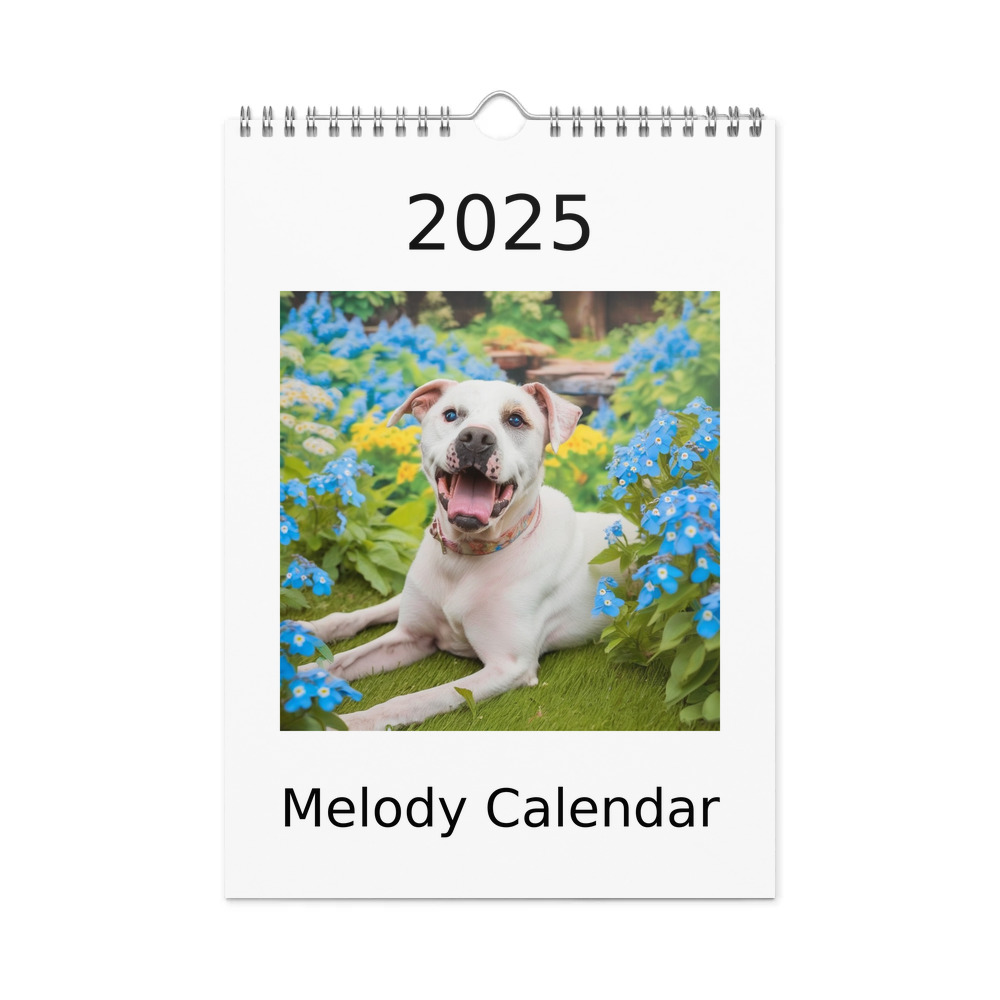 PugMug Custom Melody Wall Calendar (2026)