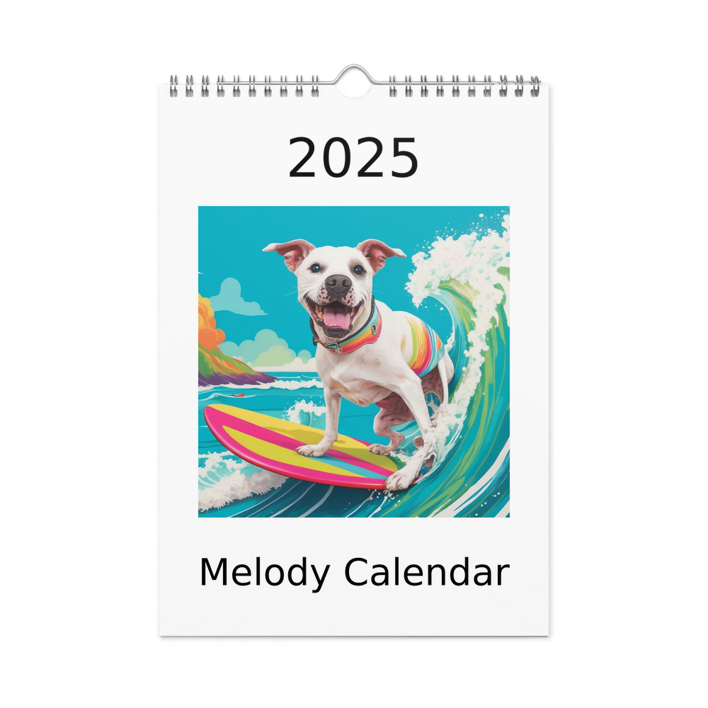 PugMug Custom Melody Wall Calendar (2026)