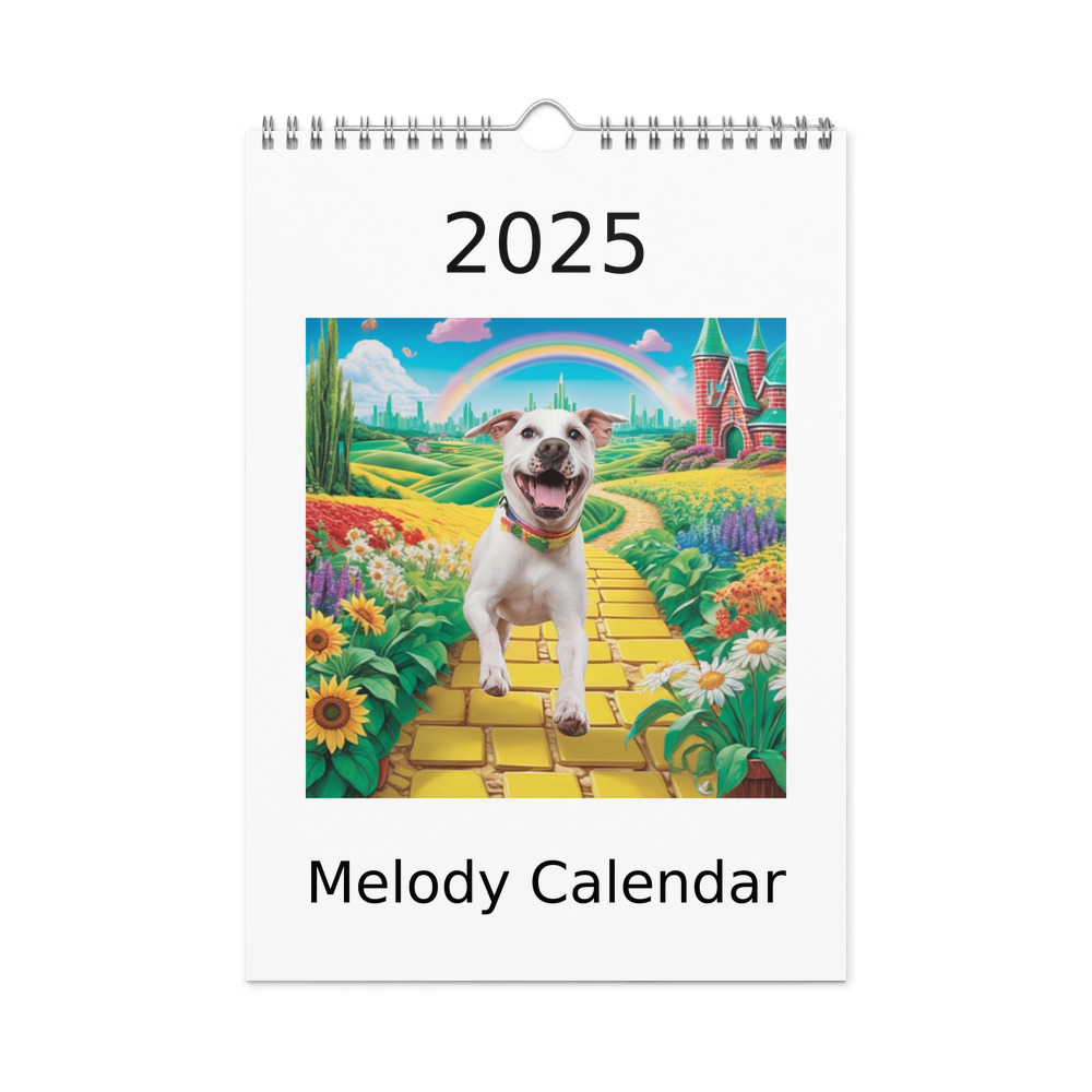 PugMug Custom Melody Wall Calendar (2026)