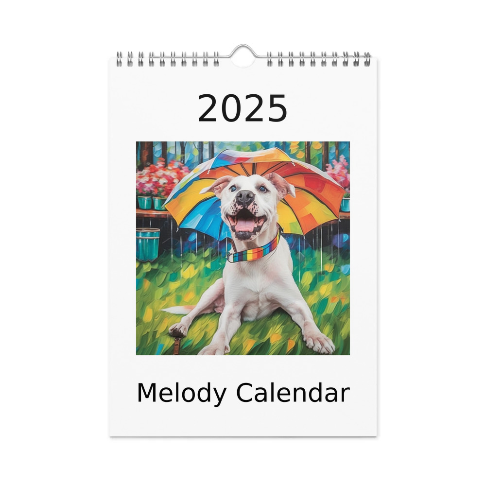 PugMug Custom Melody Wall Calendar (2026)