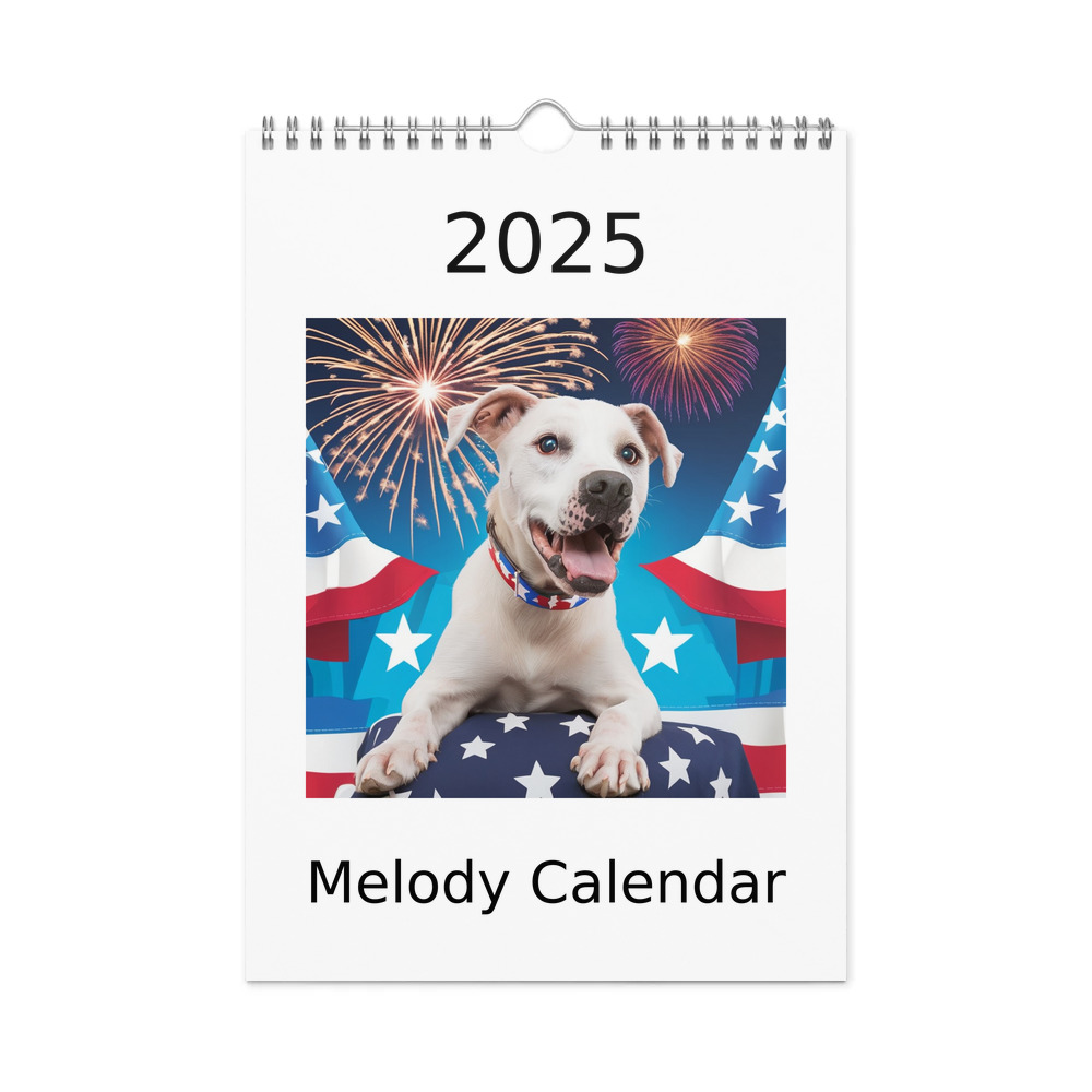 PugMug Custom Melody Wall Calendar (2026)