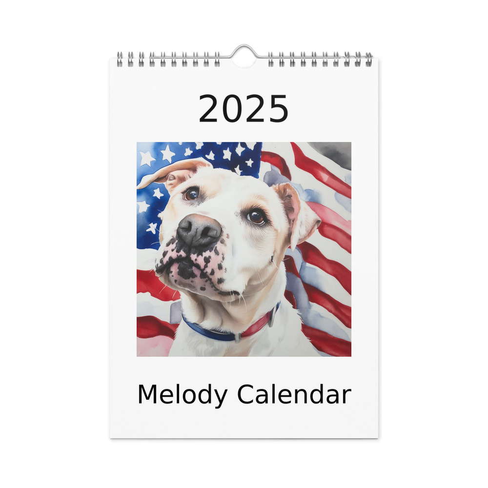 PugMug Custom Melody Wall Calendar (2026)