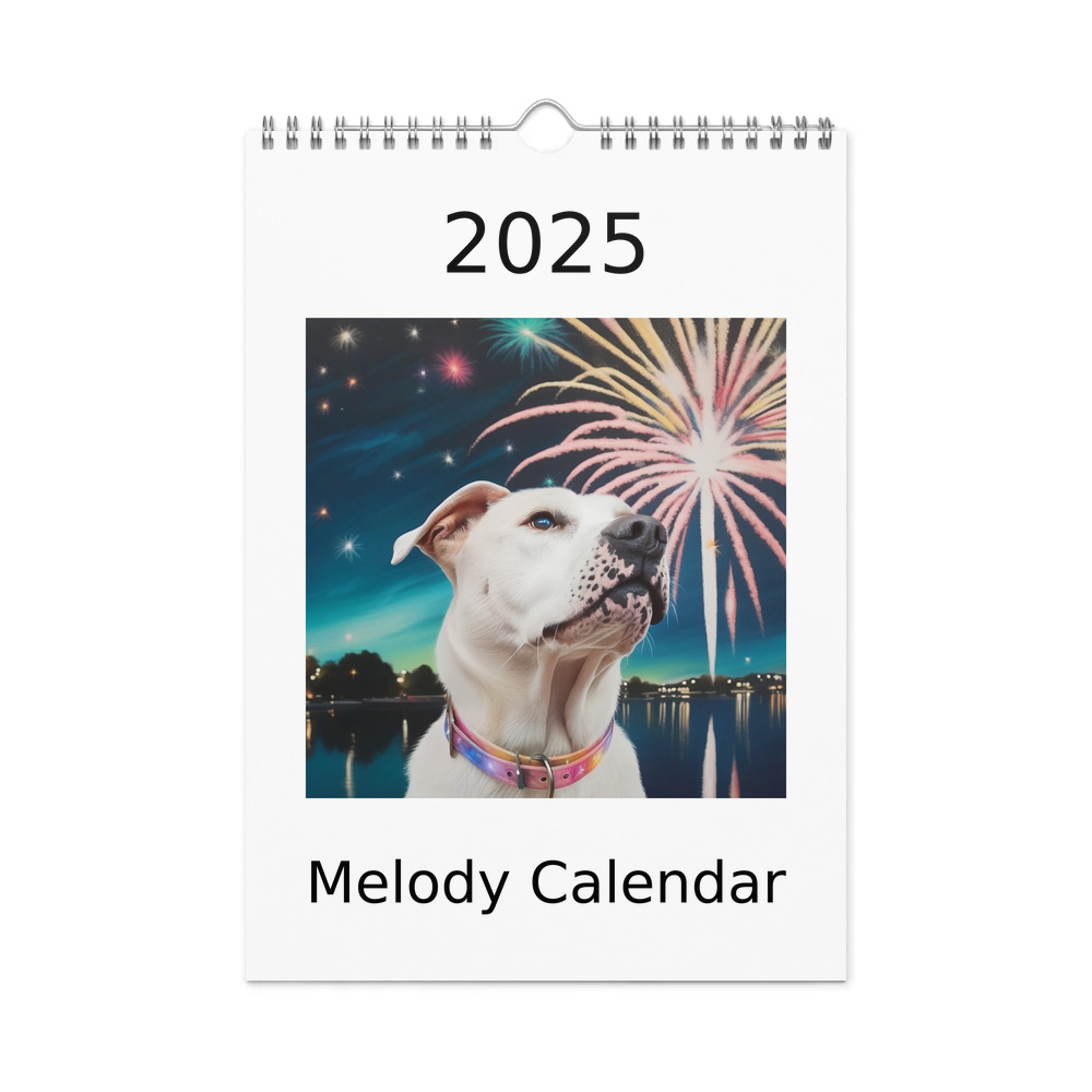 PugMug Custom Melody Wall Calendar (2026)