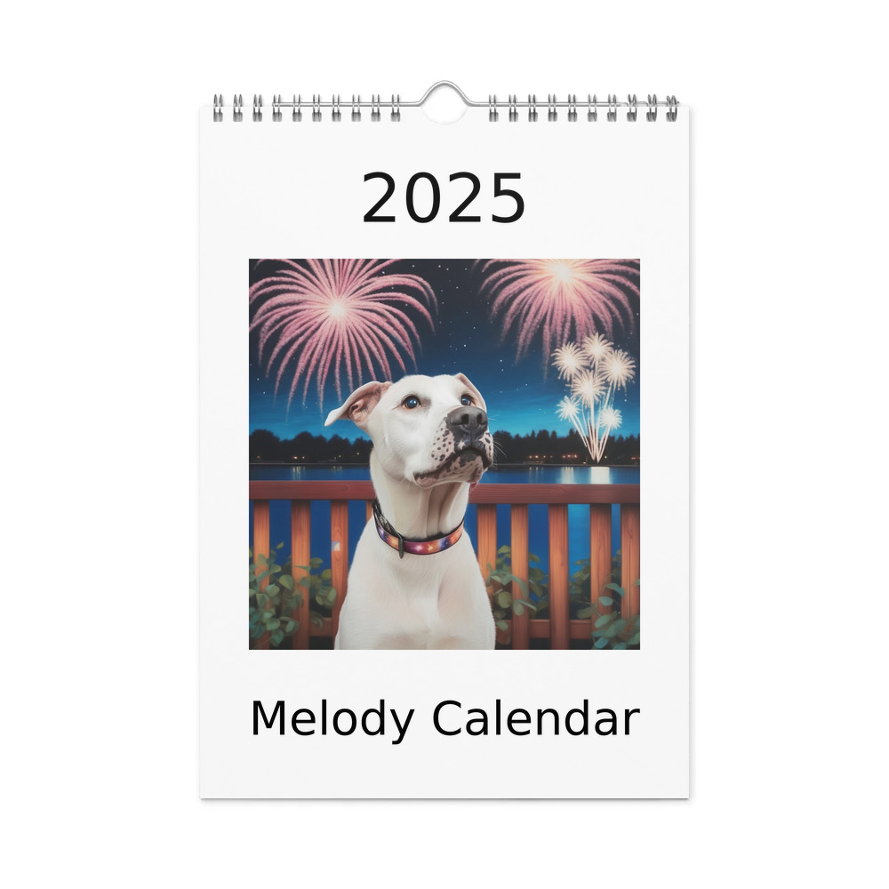 PugMug Custom Melody Wall Calendar (2026)