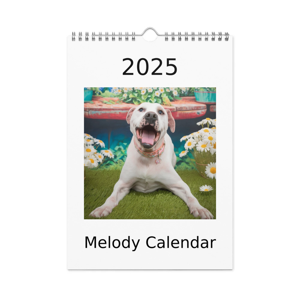 PugMug Custom Melody Wall Calendar (2026)