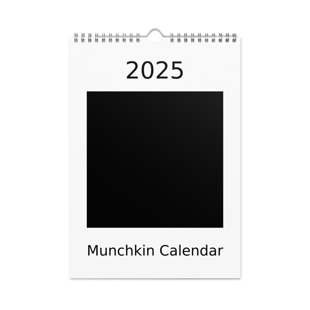 PugMug Custom Munchkin Wall Calendar (2026)