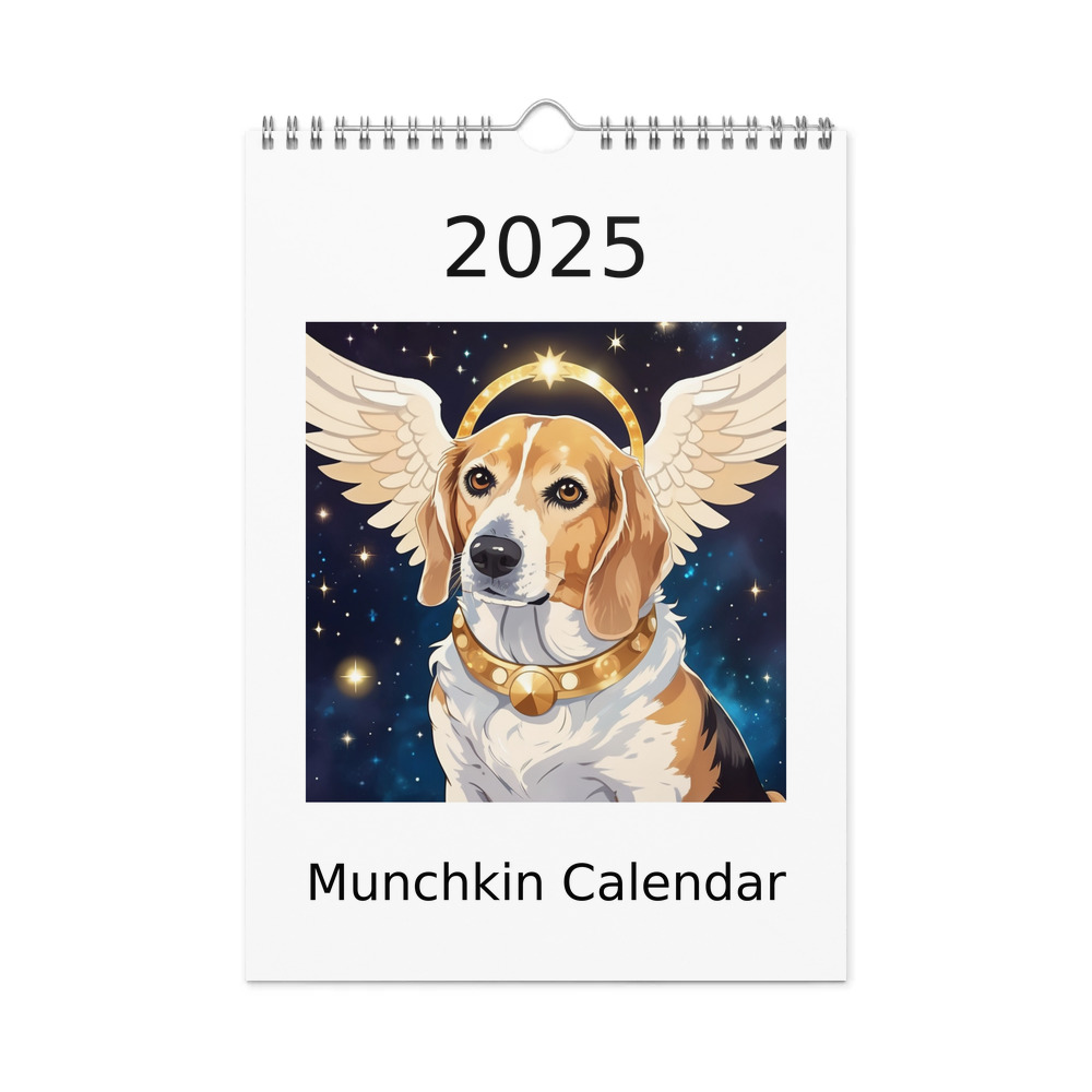 PugMug Custom Munchkin Wall Calendar (2026)