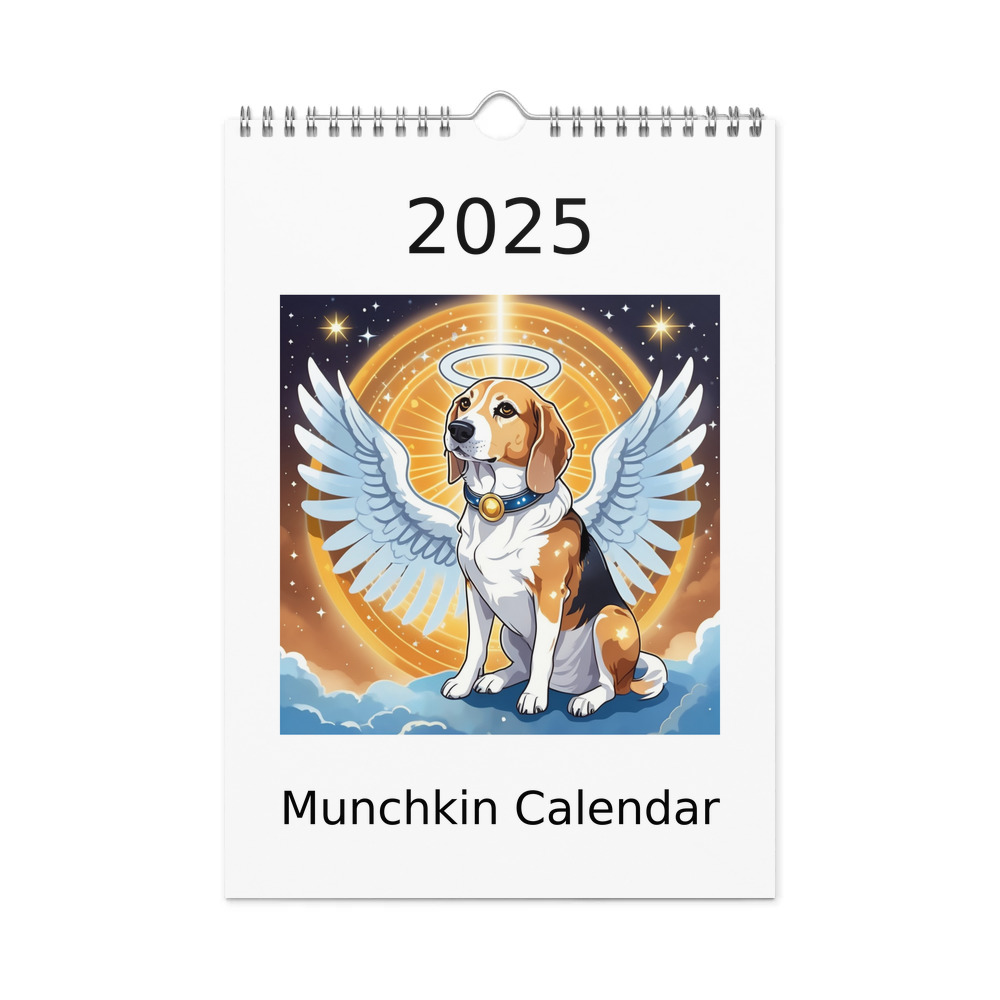 PugMug Custom Munchkin Wall Calendar (2026)