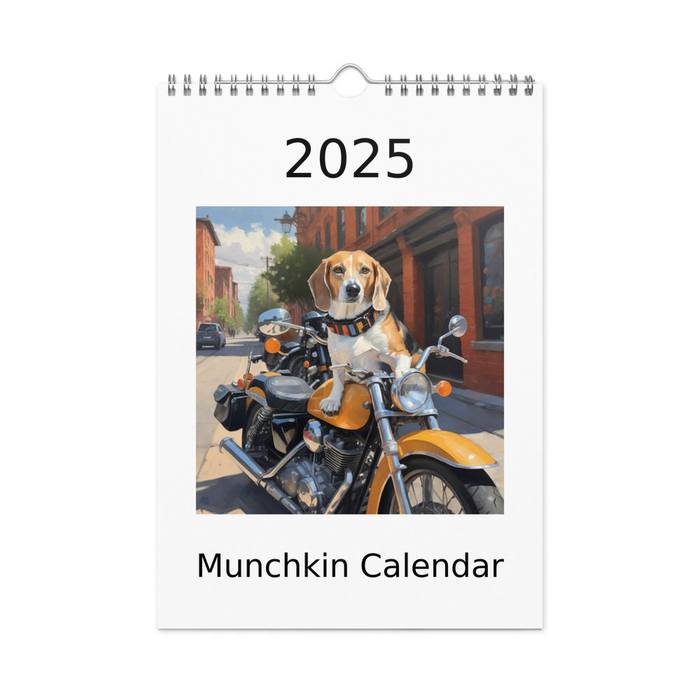 PugMug Custom Munchkin Wall Calendar (2026)