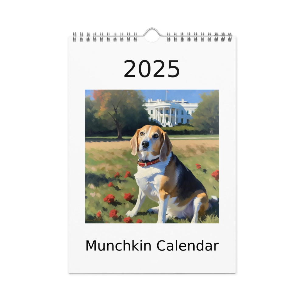 PugMug Custom Munchkin Wall Calendar (2026)